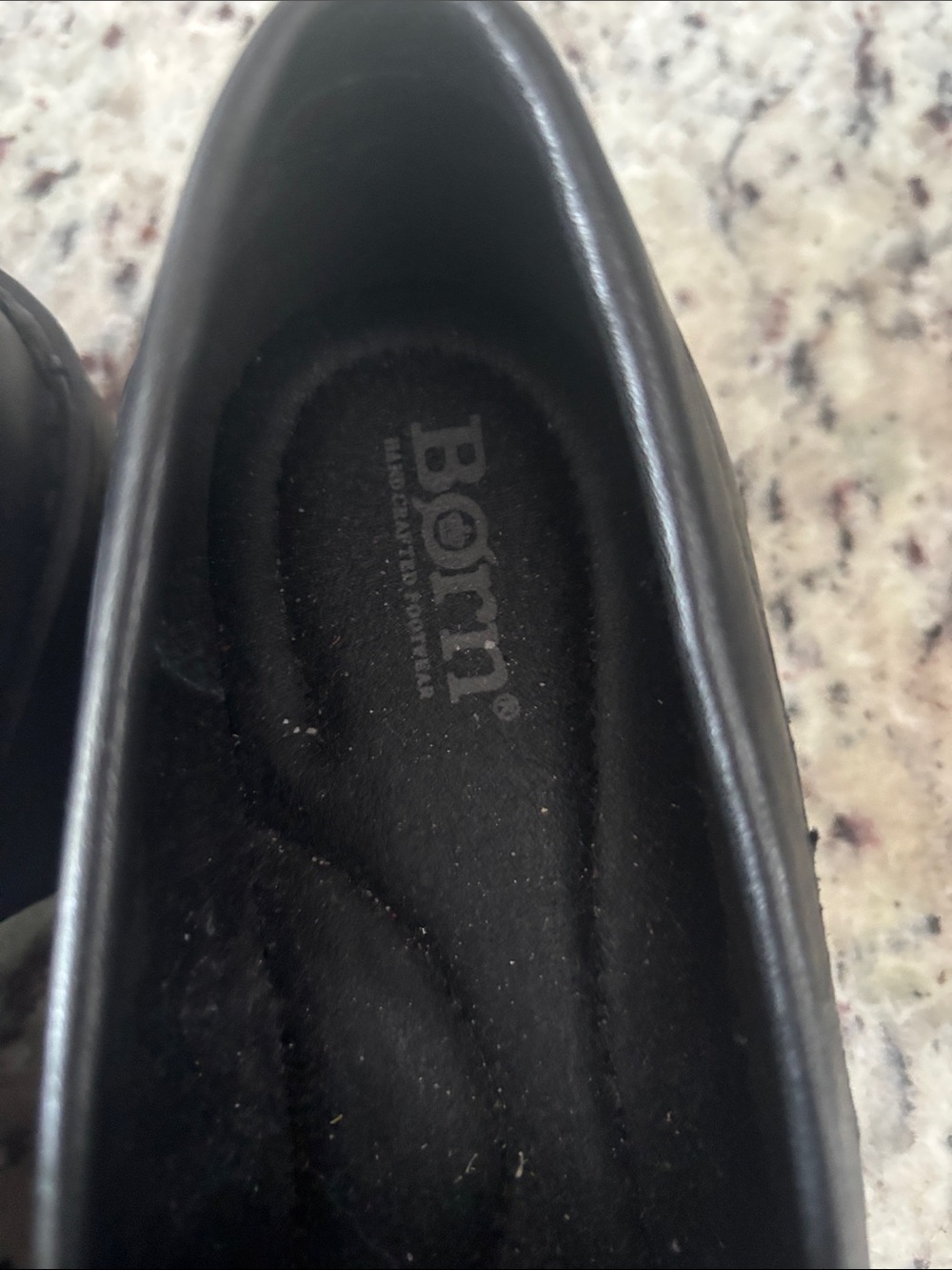 Like New Born Women’s Black Leather Penny Loafers Size 9.5 - Picture 2 of 6
